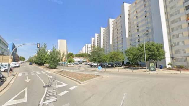 Imatge de la Travessera Industrial (Hospitalet de Llobregat)