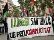 Centenars de propalestins demanen a Barcelona la llibertat dels dos detinguts de la Flotilla i la implicació de la UE