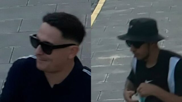 Imatge dels responsables de la mutilació del vigilant de Rodalies a l'Hospitalet de Llobregat (Mossos)