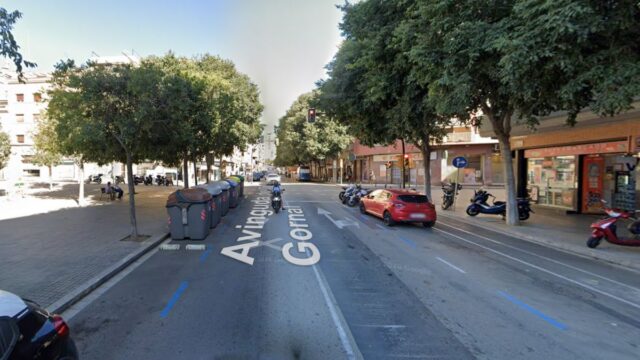 Imatge de l'avinguda del Torrent Gornal (Hospitalet de Llobregat)